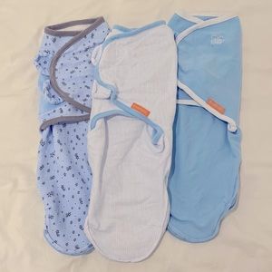 Bundle of 3 SWADDLEME Velcro swaddles